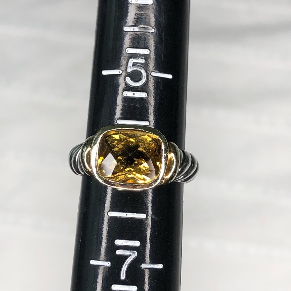 Authentic David Yurman Noblesse Citrine Ring